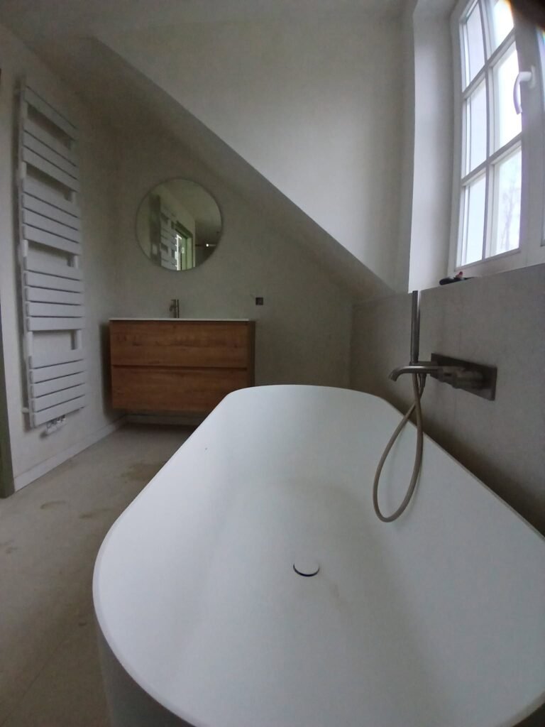 Baignoire remplacée par une douche