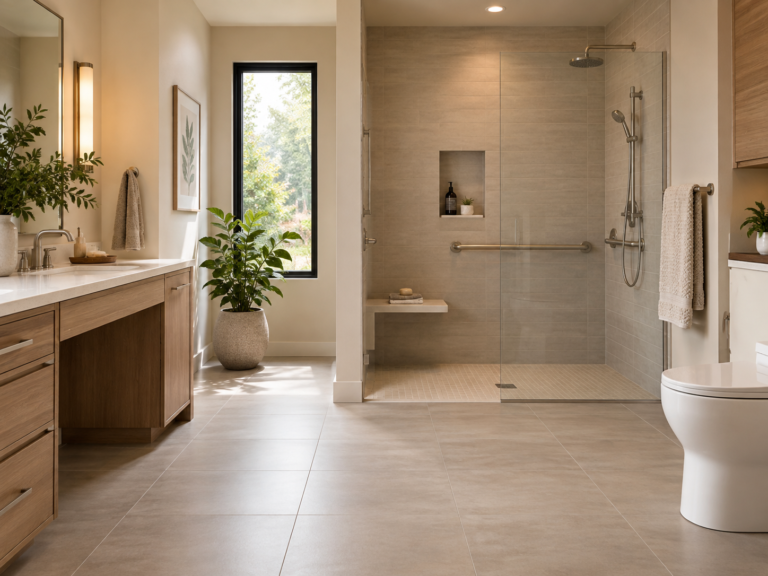 Salle de bain PMR
